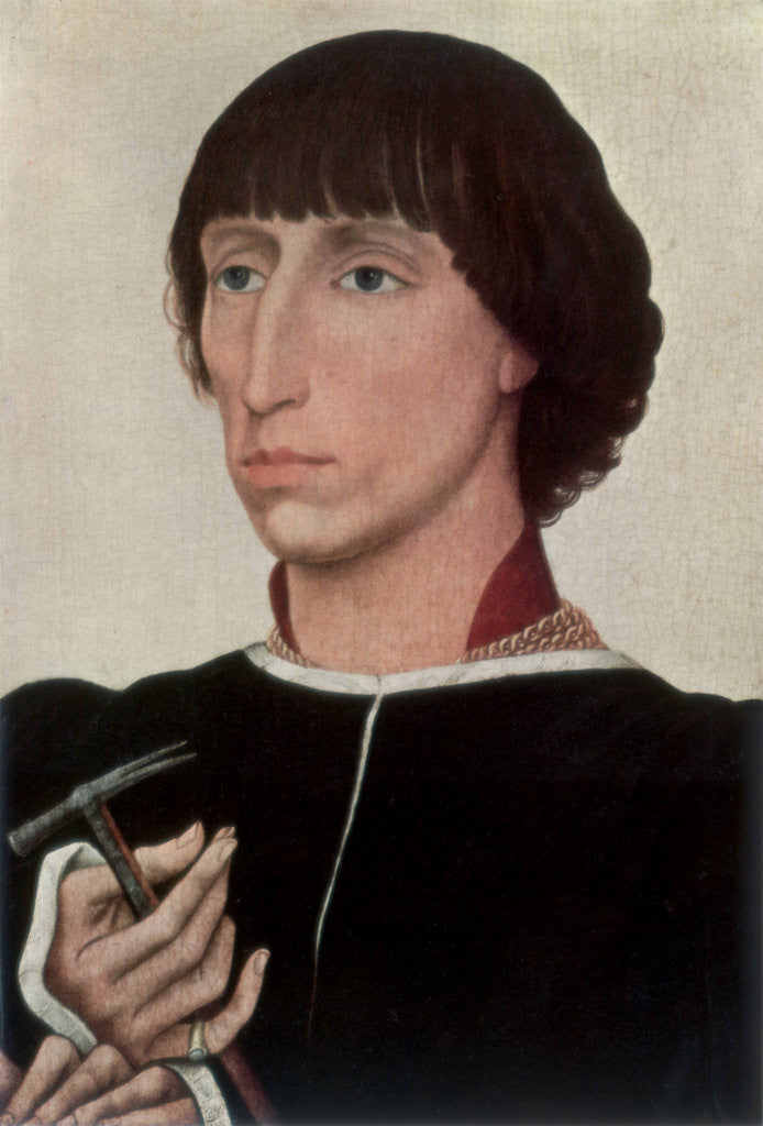 Detail of Francesco d'Este by Rogier van der Weyden