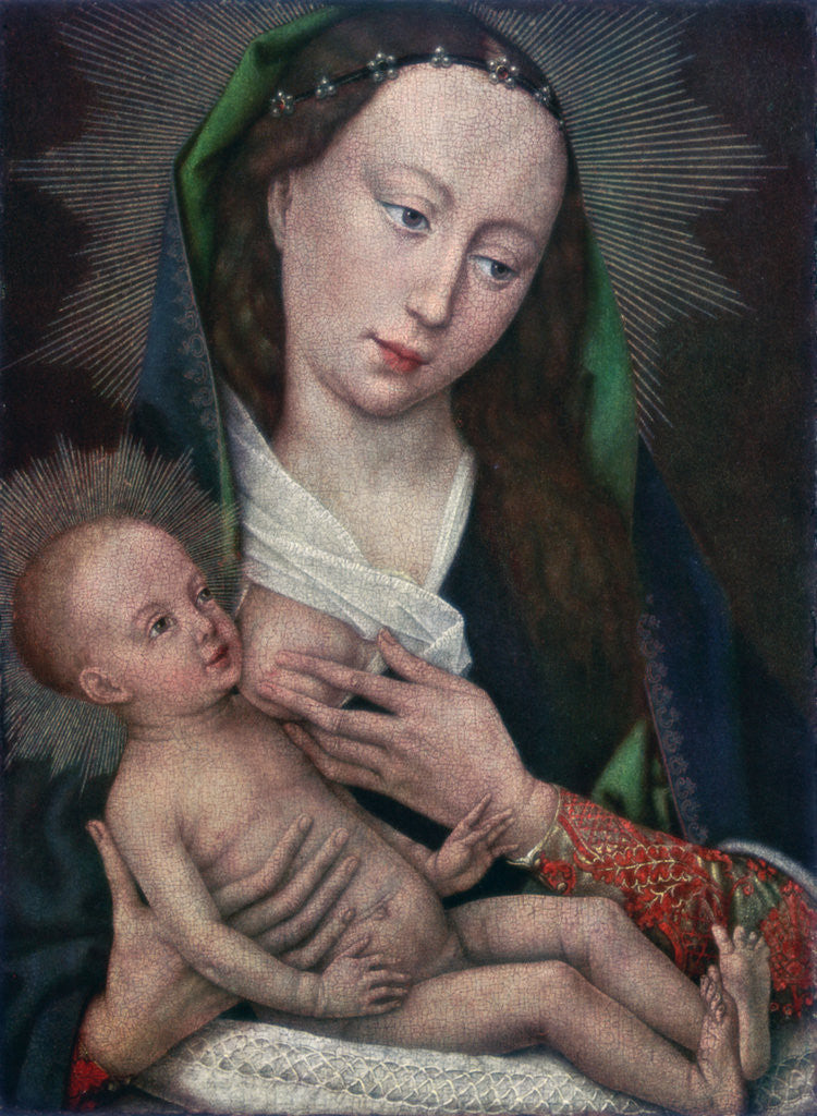 Detail of Virgin and Child by Rogier van der Weyden