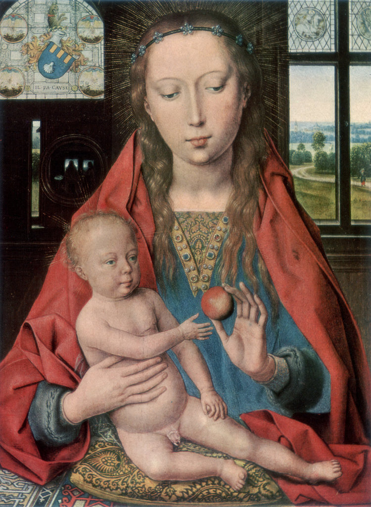 Detail of The Madonna and Child by Hans Memling