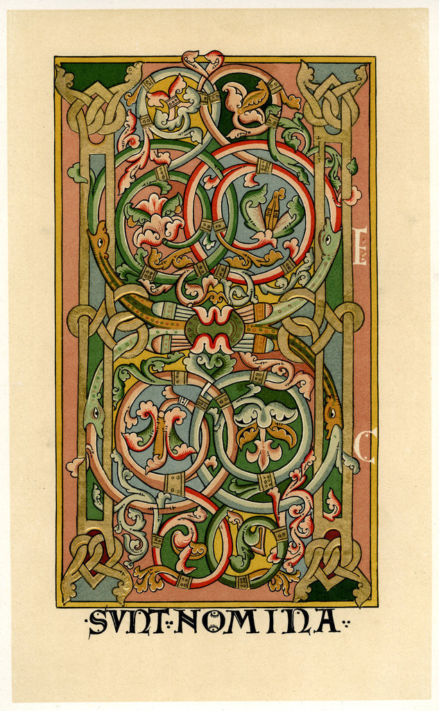 Detail of Initial letter 'H' by Anonymous