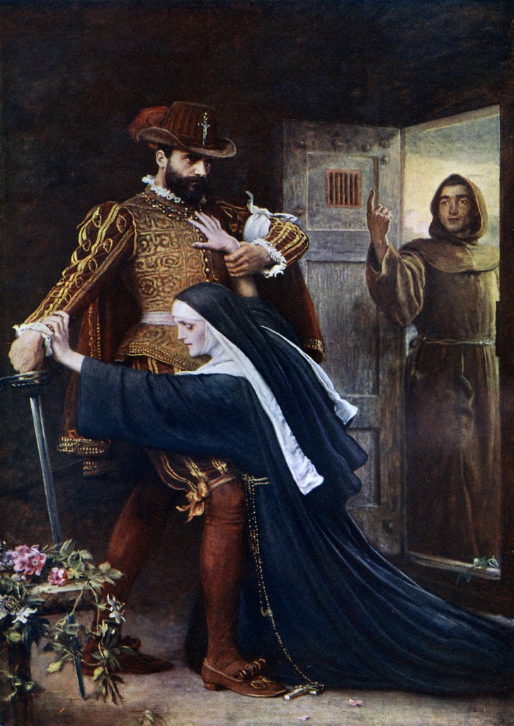 Detail of Mercy during the Massacre of St Bartholomew's Day by Anonymous