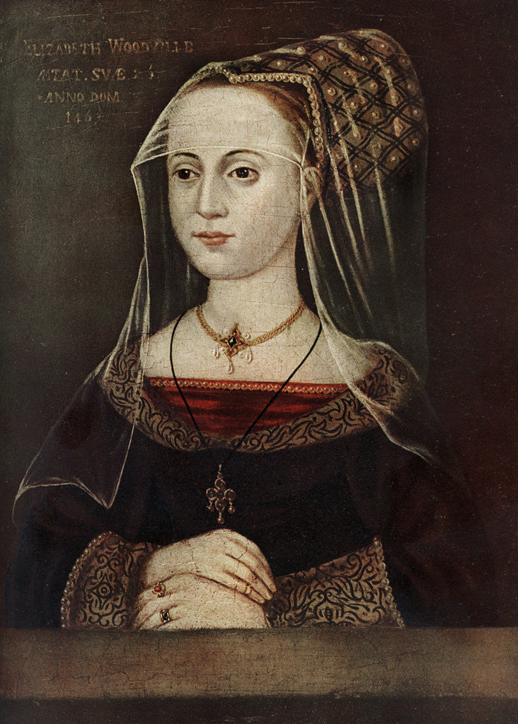 Detail of Elizabeth Woodville by Anonymous