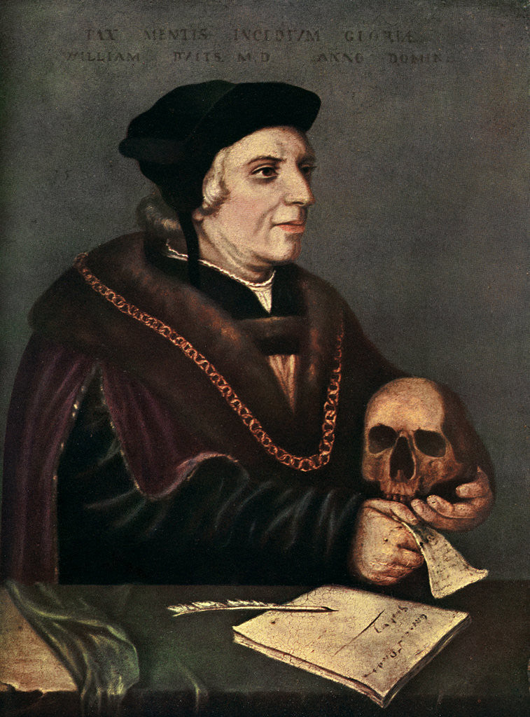 Detail of Sir William Butts (c1486-1545) by Hans Holbein The Younger