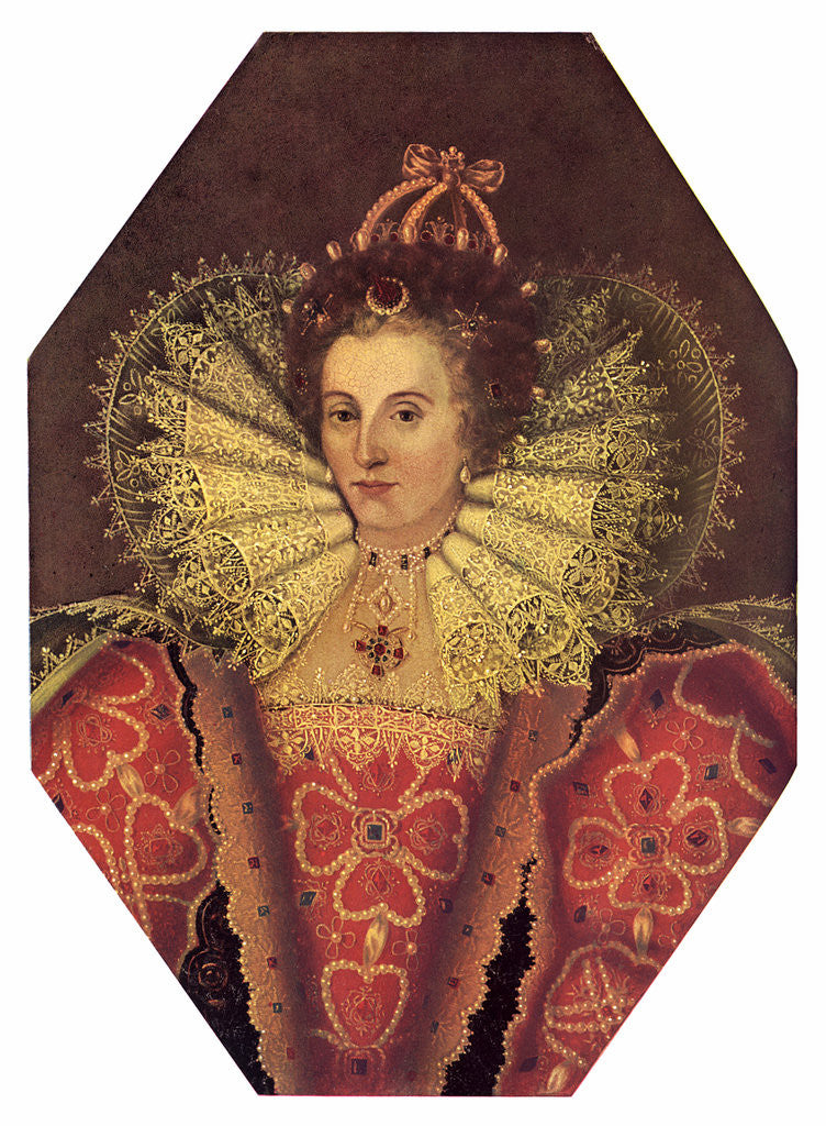 Detail of Queen Elizabeth I by Anonymous