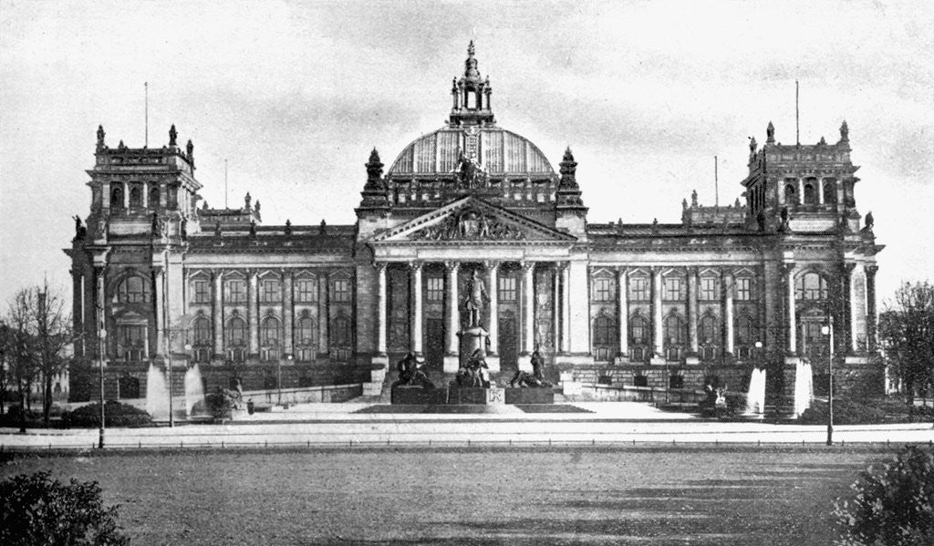 Detail of Germany's Houses of Parliament, Berlin by Anonymous
