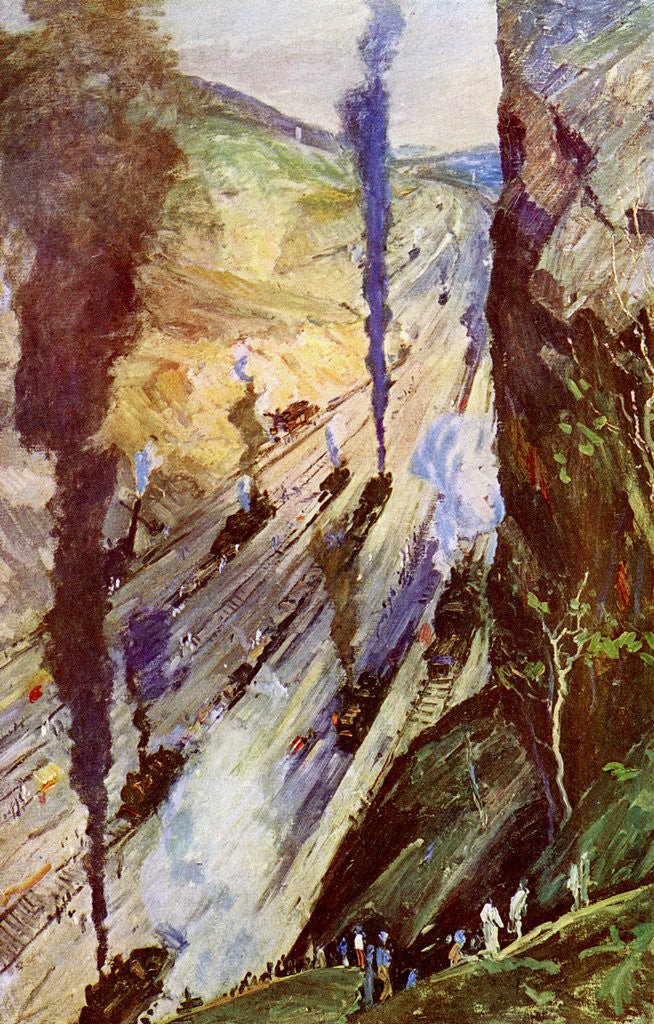 Detail of 'The Conquerors', Culebra Cut, Panama Canal, Panama by Anonymous