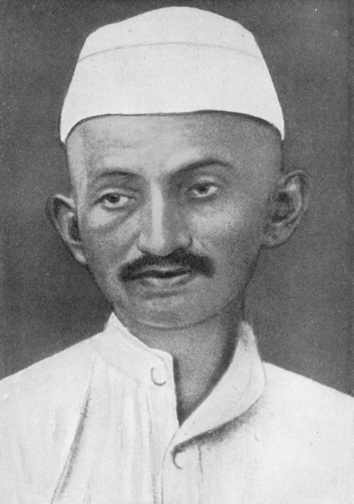 Detail of Mohandas Karamchand Gandhi (1869-1948), Indian nationalist leader by Anonymous