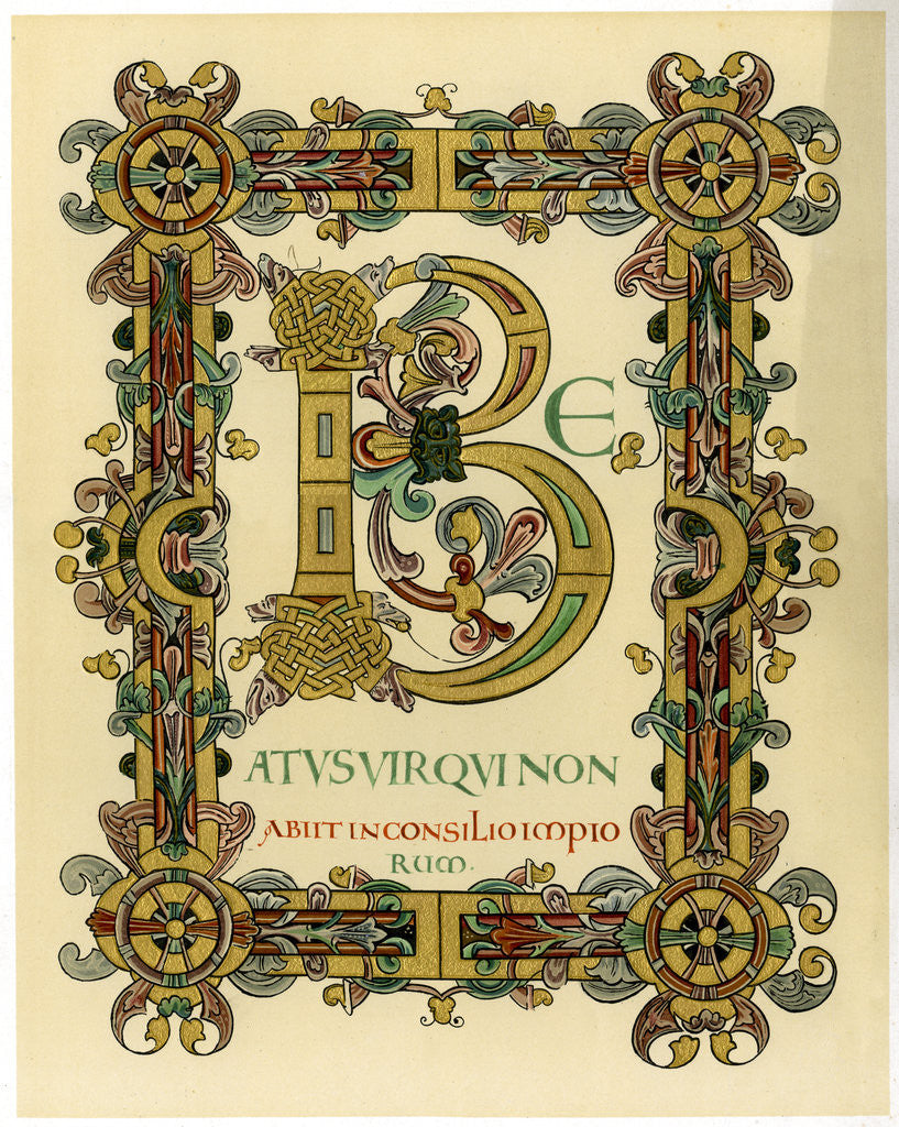 Detail of Initial letter 'B' by Anonymous