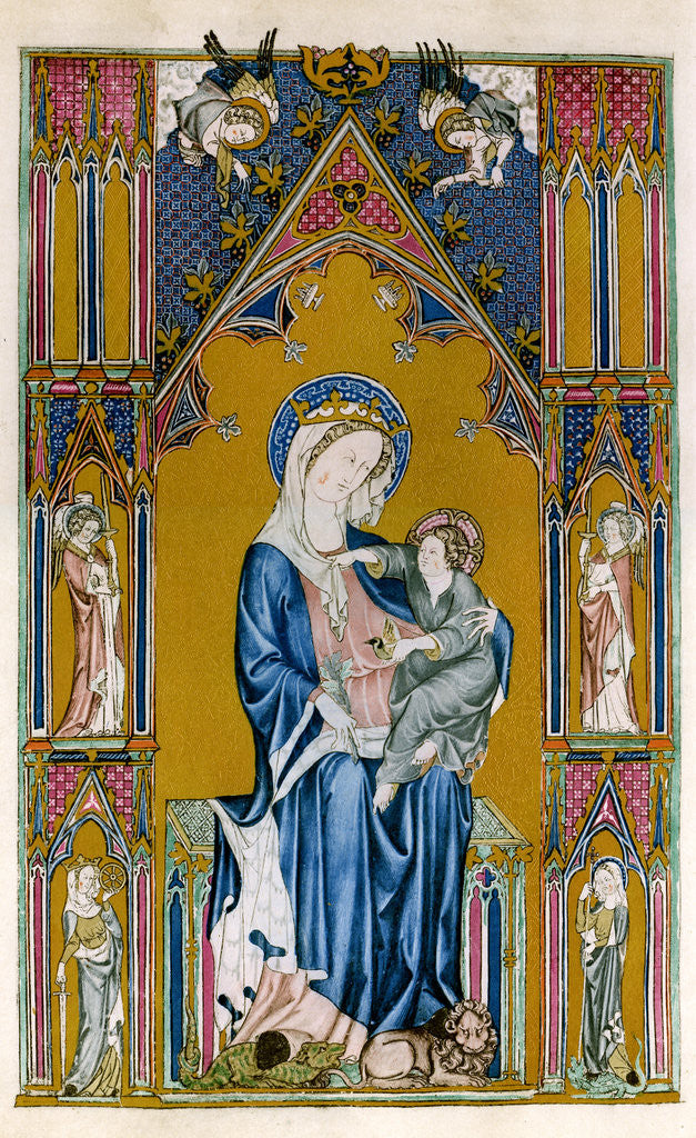 Detail of Virgin and Child by Anonymous