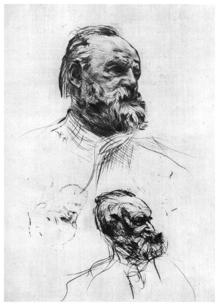 Detail of Victor Hugo by Auguste Rodin