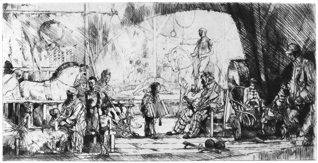 Detail of 'Cirque Pinder by Auguste Brouet