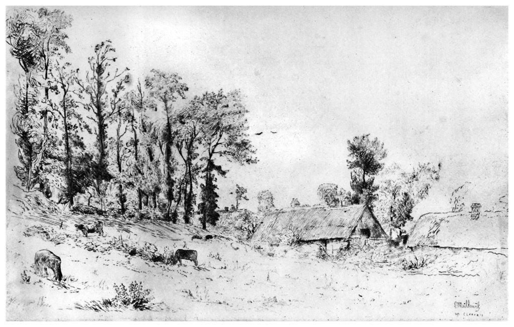 Detail of Val de Septimonville by Georges Le Meilleur