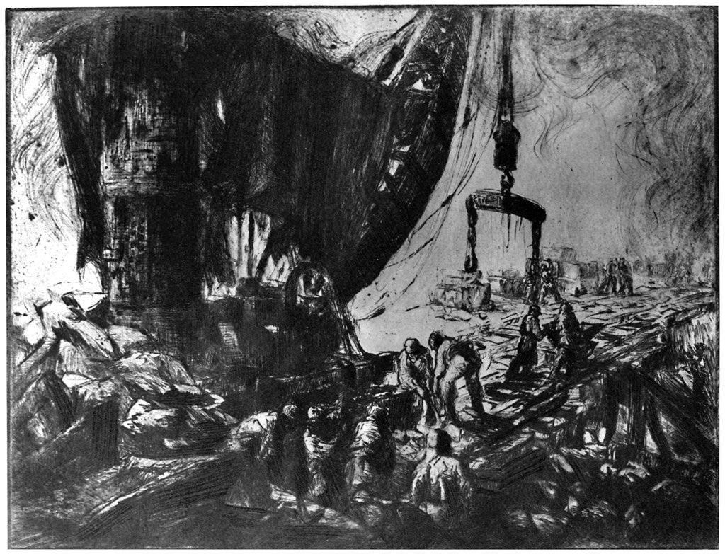 Detail of La Chantier, (The Factory) by Dominique Jouvet-Magron