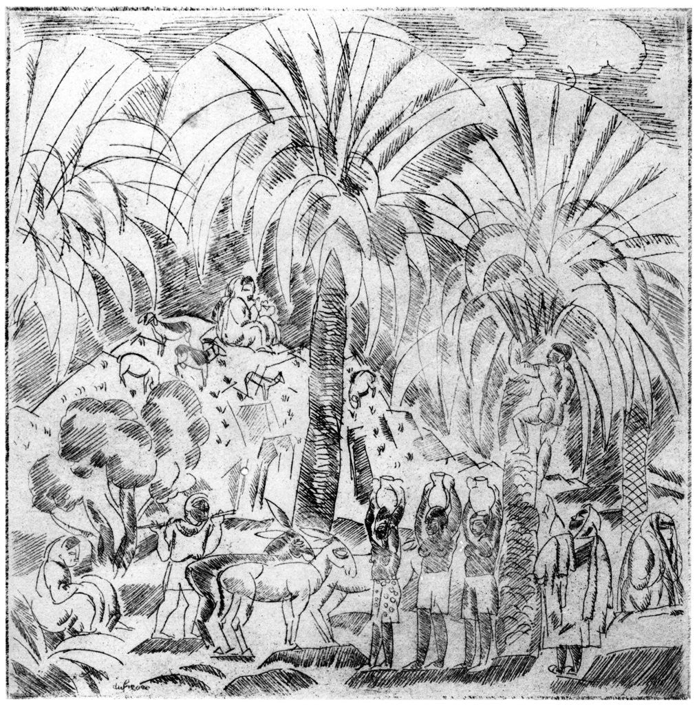 Detail of Pastorale by Anonymous