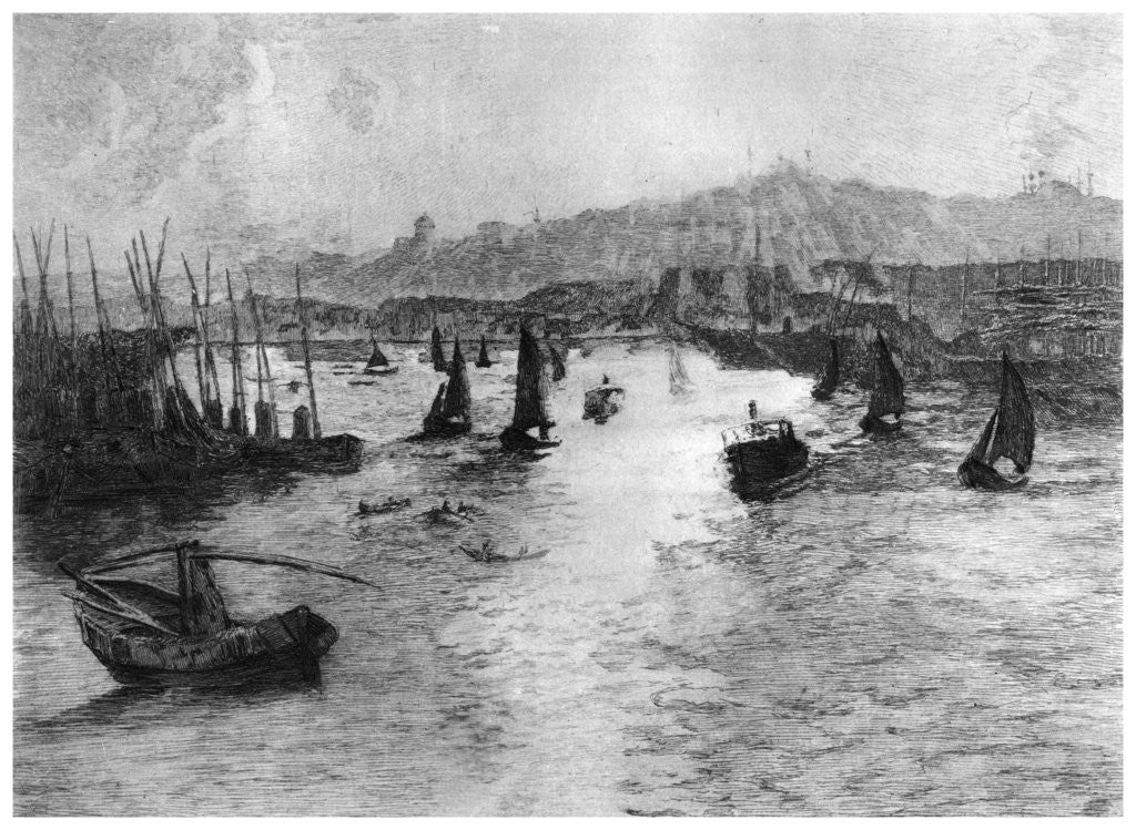 Detail of La Corne d'Or, Constantinople by Alexandre Lunois