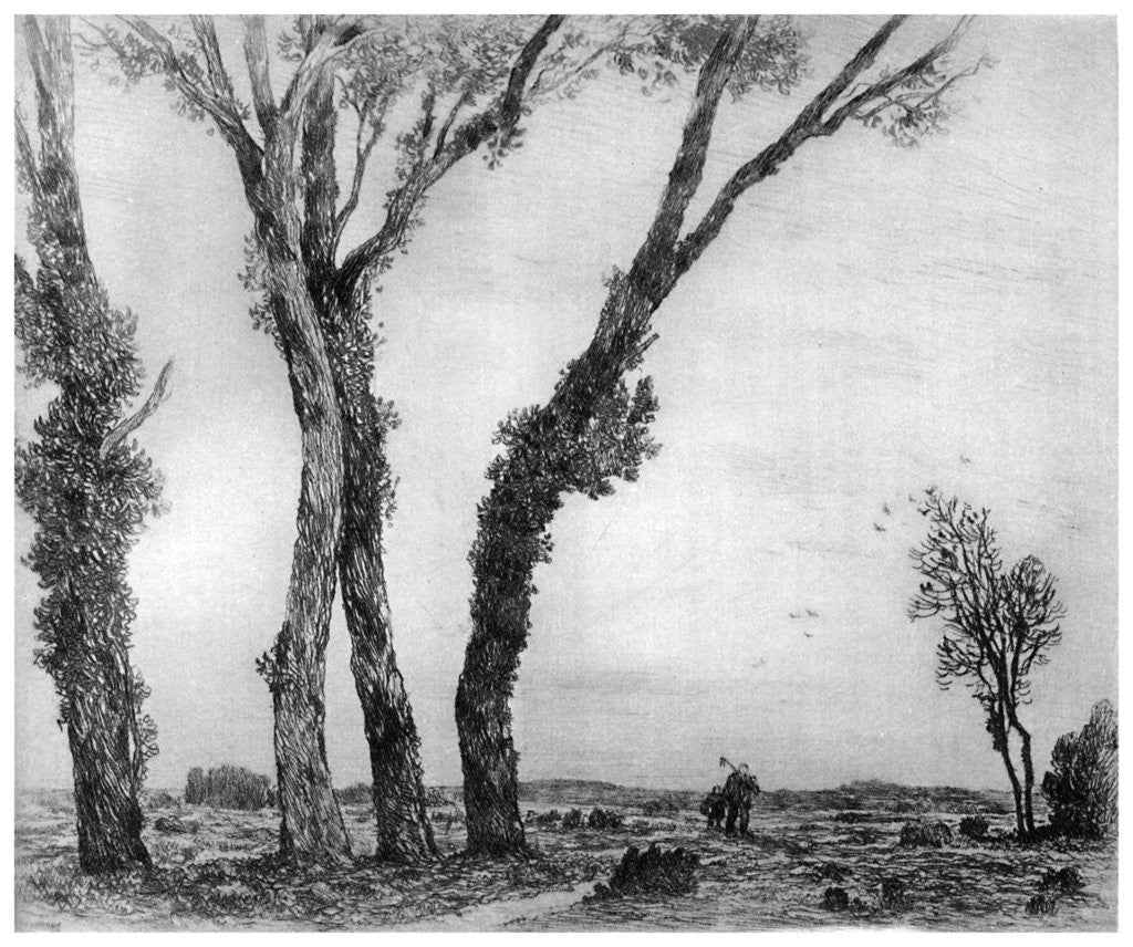 Detail of Fin de la Journee by Gaston De Latenay