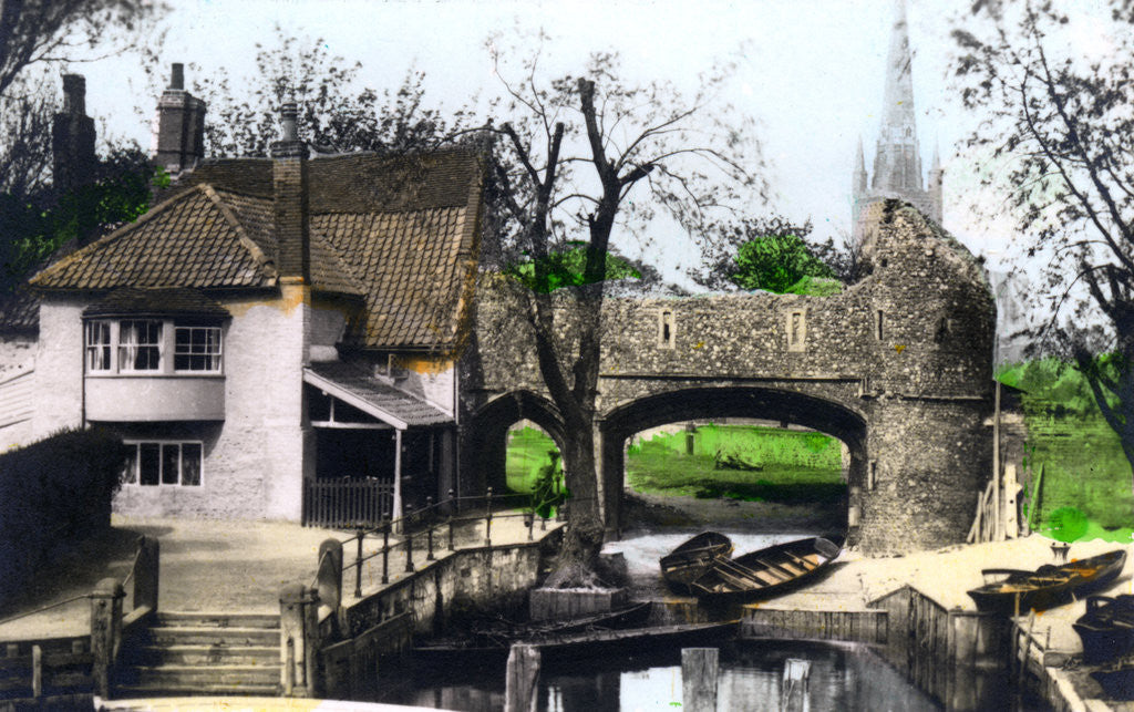Detail of Pull's Ferry, Norwich, Norfolk by Cavenders Ltd