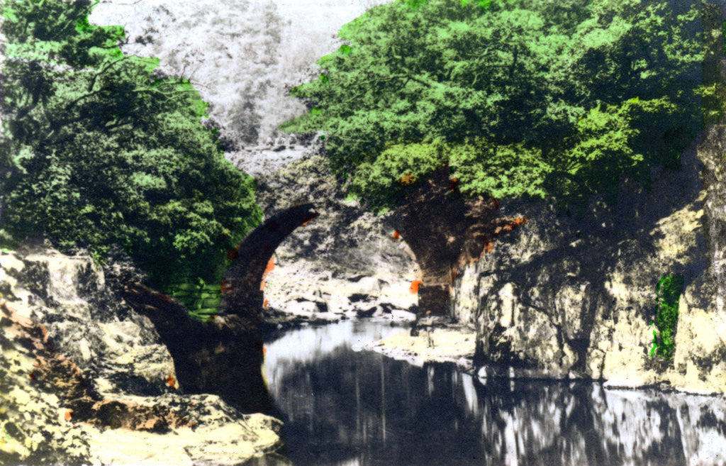 Detail of Roman bridge at Bettws-y-Coed, Gwynedd by Cavenders Ltd