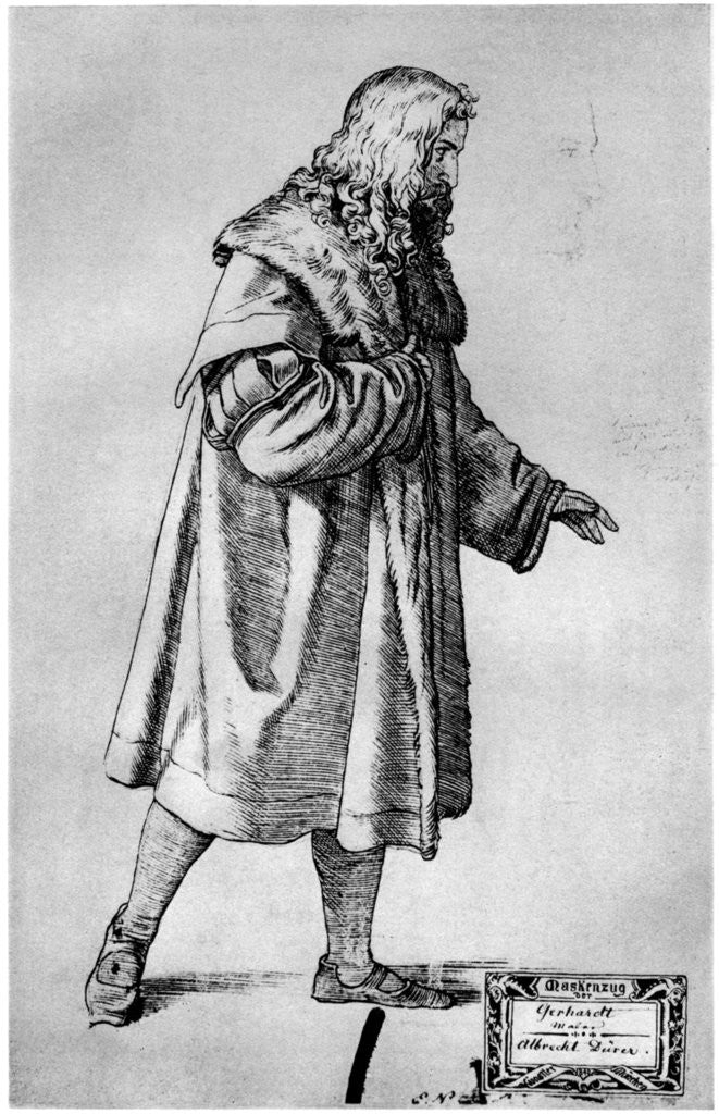 Detail of Albrecht Durer by Eugen Napoleon Neureuther