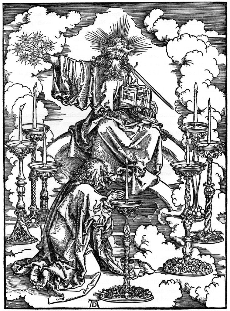 Detail of The Vision of The Seven Candlesticks from the 'Apocalypse by Albrecht Dürer