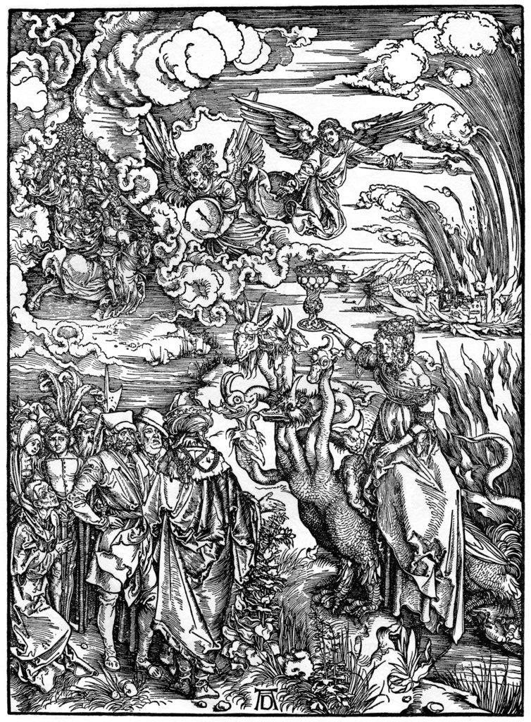 Detail of The Babylonian Whore by Albrecht Dürer