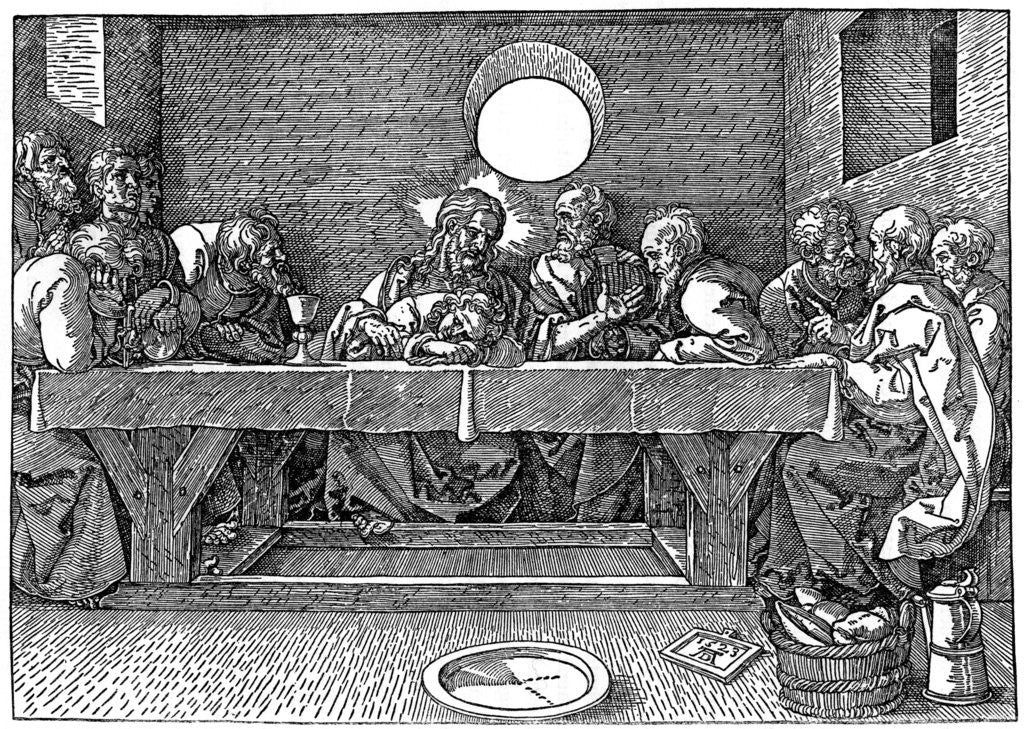 Detail of The Last Supper by Albrecht Dürer