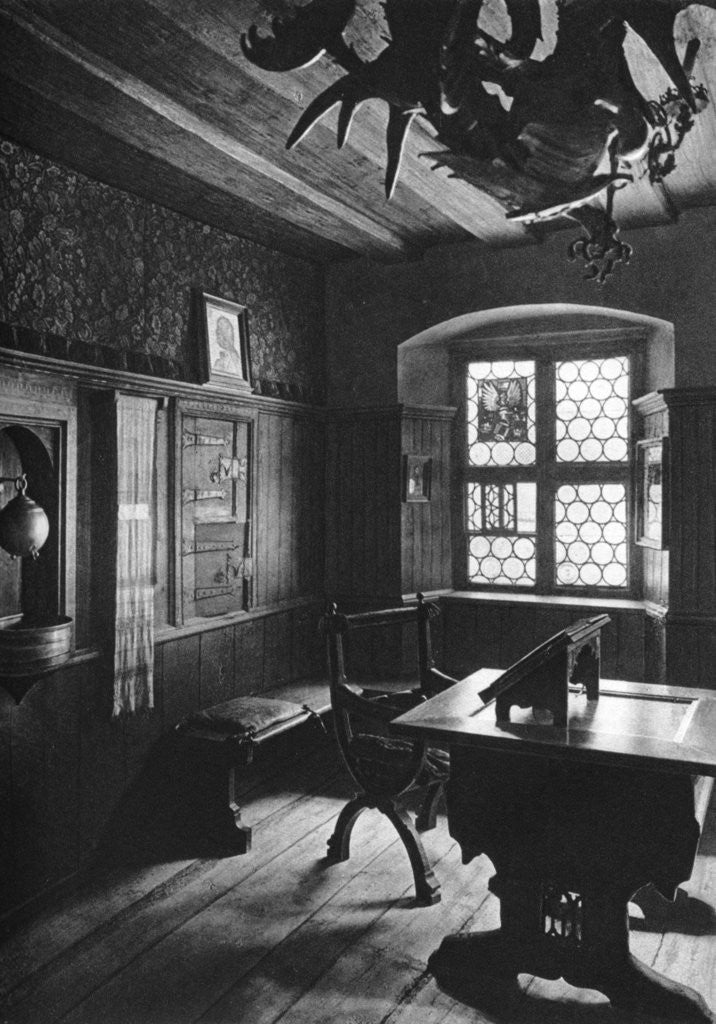 Detail of Albrecht Dürer's work room, Nuremberg by Albrecht Dürer