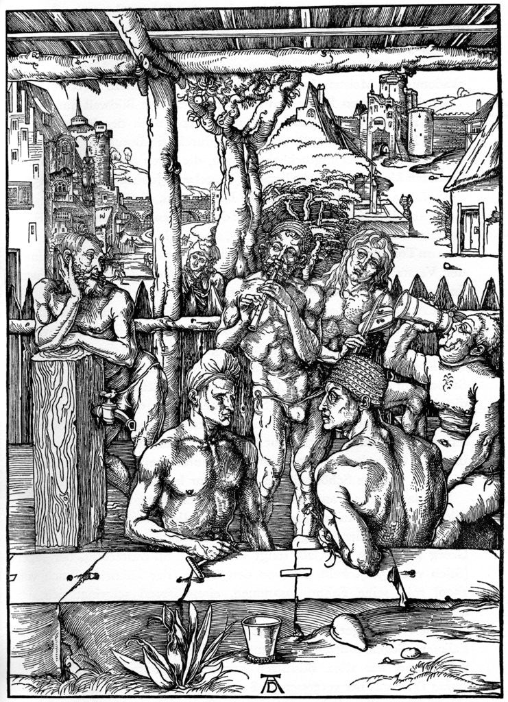 Detail of 'The Men's Bath' by Albrecht Dürer