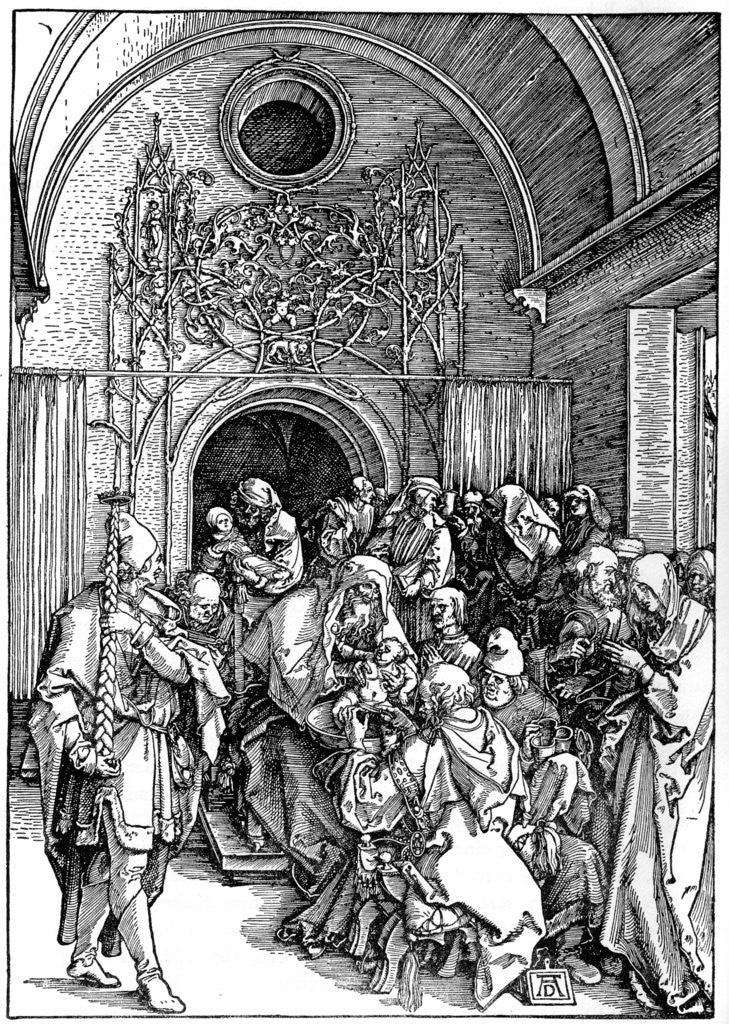 Detail of The Circumcision by Albrecht Dürer