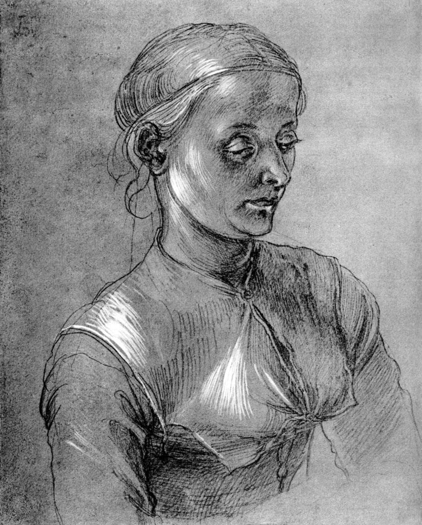 Detail of Agnes by Albrecht Dürer