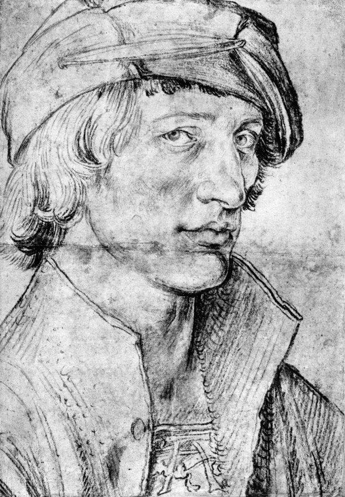 Detail of Unknown portrait by Albrecht Dürer