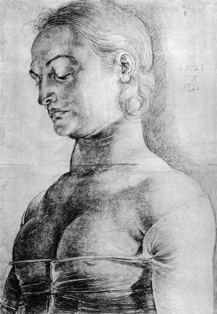 Detail of Holy Apollonia by Albrecht Dürer