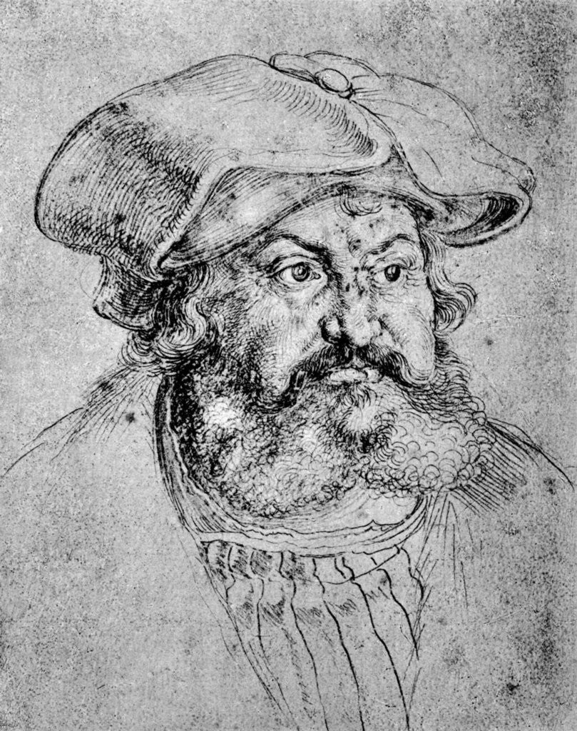 Detail of Friedrich der Weise by Albrecht Dürer