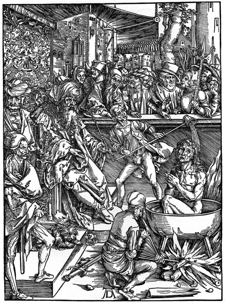 Detail of The Torture of St John the Evangelist by Albrecht Dürer