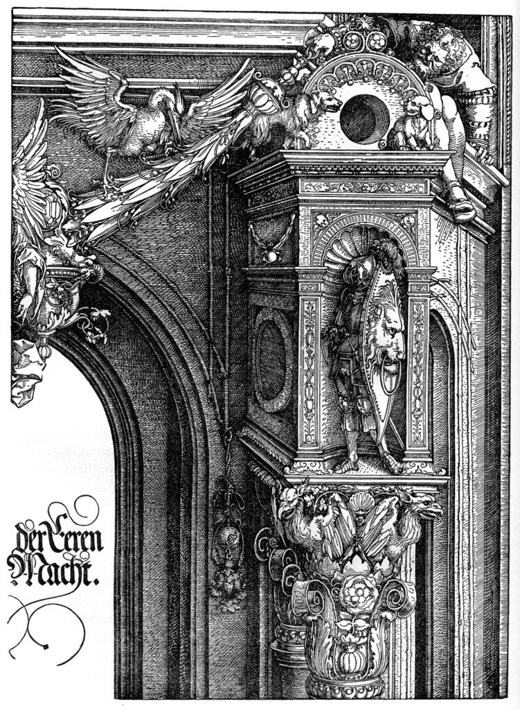 Detail of The Triumphal Arch of Emperor Maximilian I by Albrecht Dürer