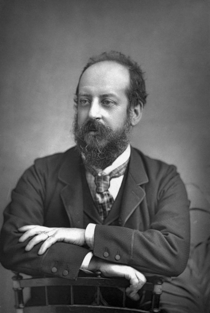 Detail of Sir James Dromgole Linton (1840-1916), English painter by W&D Downey