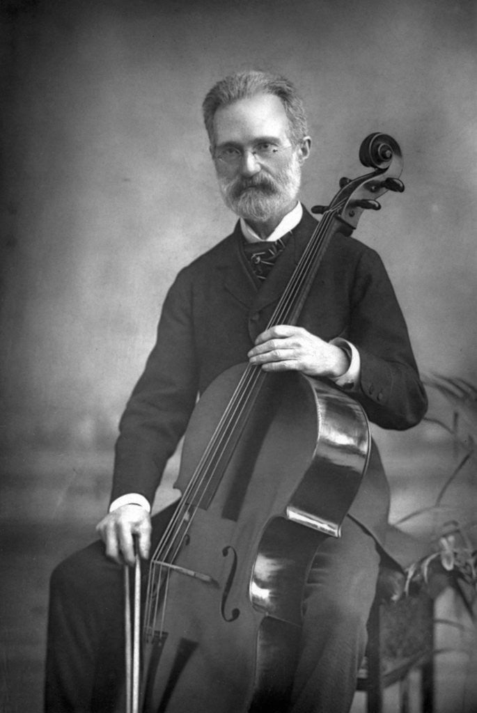Detail of Carlo Alfredo Piatti (1822-1901), Italian violoncellist by W&D Downey