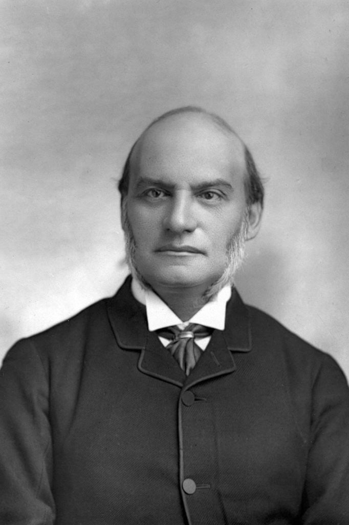 Detail of Farrer Herschell (1837-1899), 1st Baron Herschell by W&D Downey