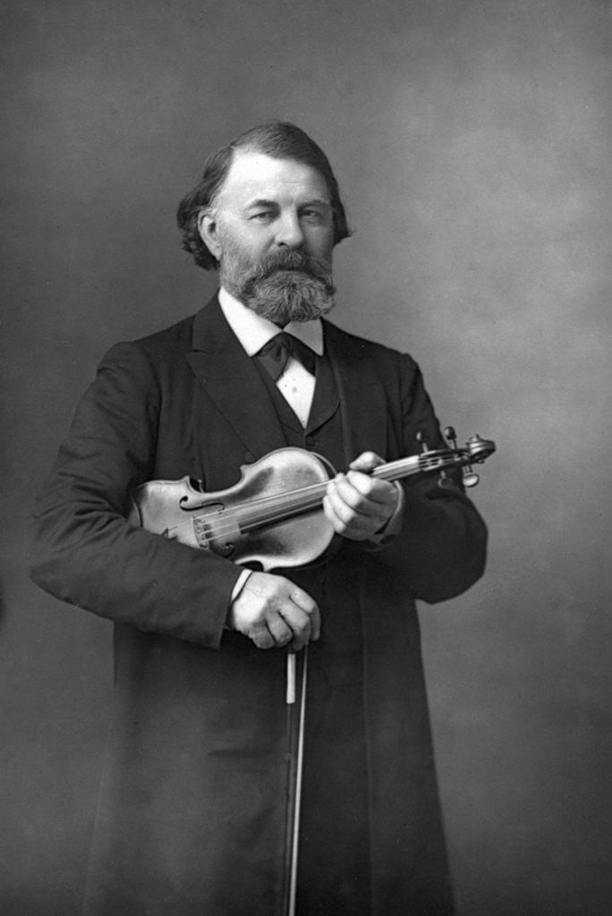 Detail of Joseph Joachim (1831-1907), Hungarian violinist, conductor and composer by W&D Downey