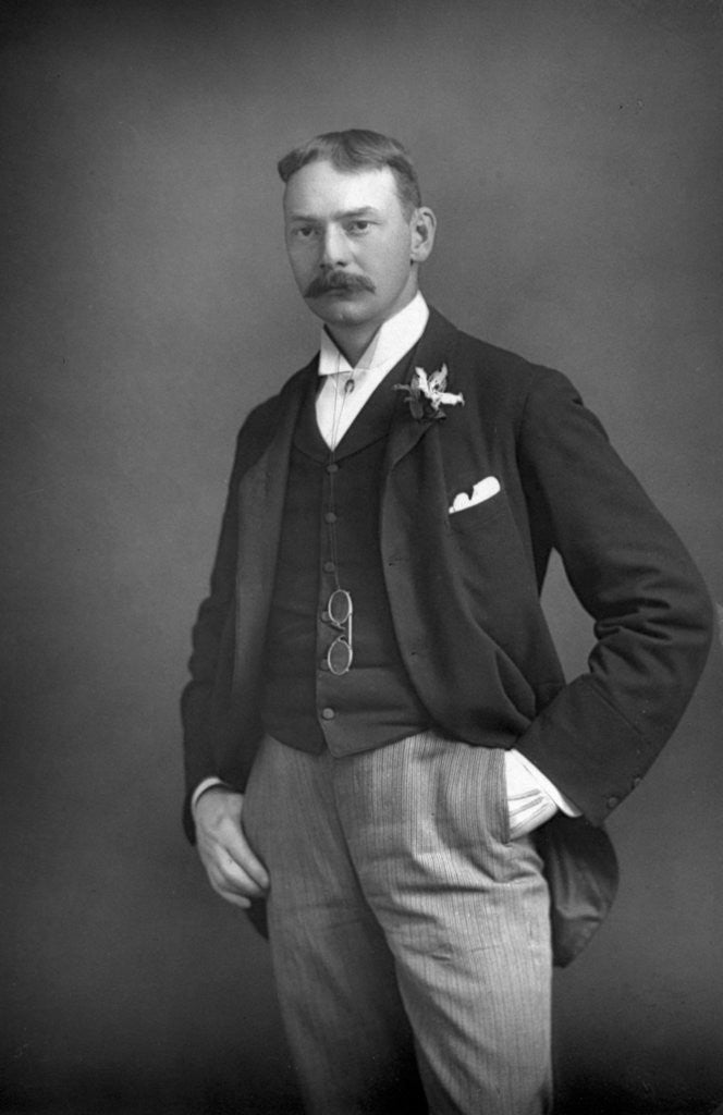 Detail of Jerome K. Jerome (1859-1927), English author by W&D Downey