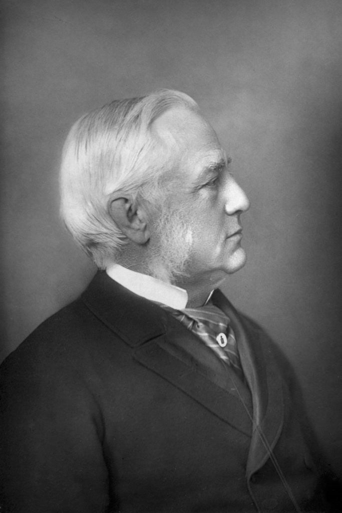 Detail of Professor Max Müller (1823-1900), German philologist and Orientalist by W&D Downey