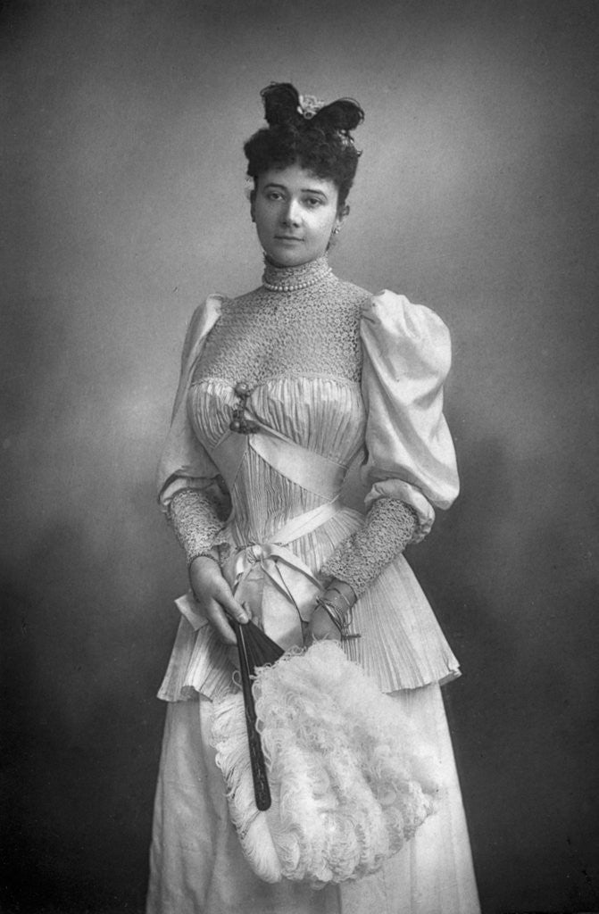 Detail of Gertrude Elizabeth Blood, Lady Colin Campbell (1857-1911), journalist and socialite by W&D Downey