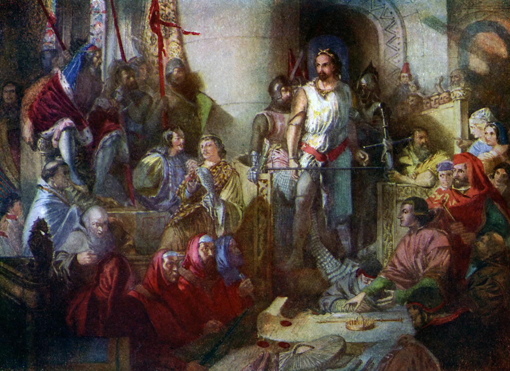 Detail of The Trial of Sir William Wallace by Anonymous