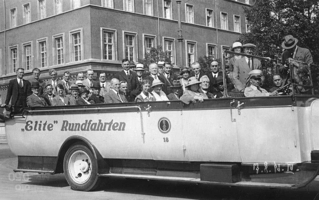 Detail of Open-topped people carrier by Anonymous