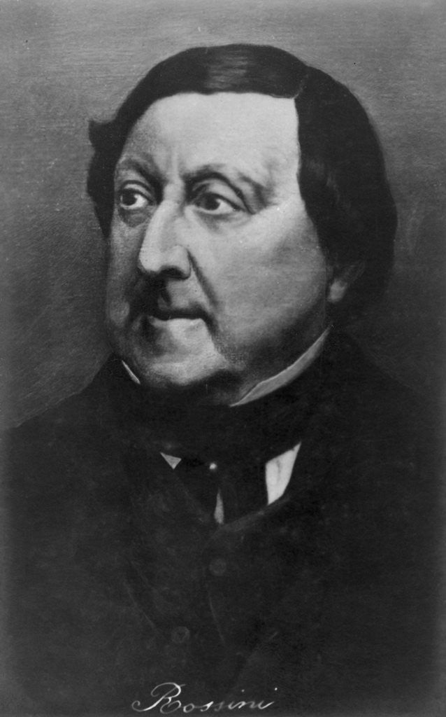 Detail of Gioachino Rossini (1792-1868), Italian composer by Anonymous