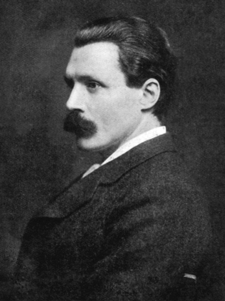 Detail of George Gissing (1857-1903), English novelist by Anonymous
