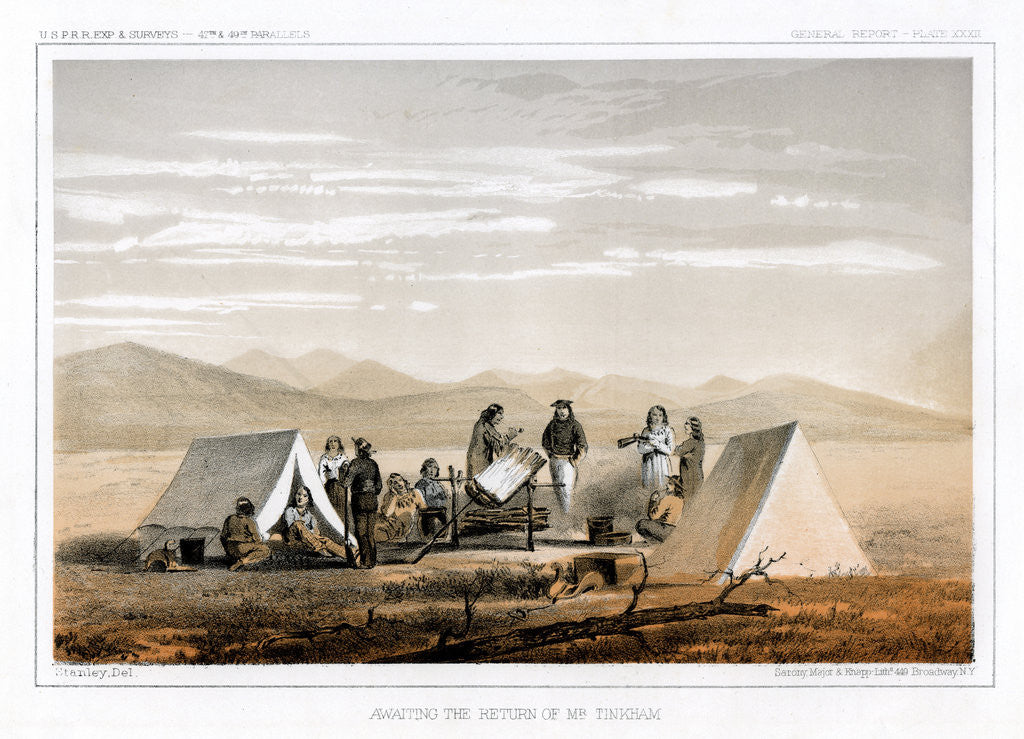 Detail of Awaiting the Return Of Mr Tinkham by John Mix Stanley