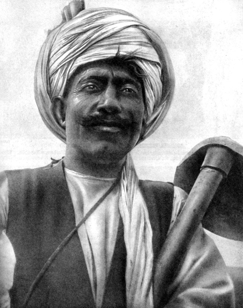 Detail of Worker on a collective farm in the Turkoman Republic by Anonymous