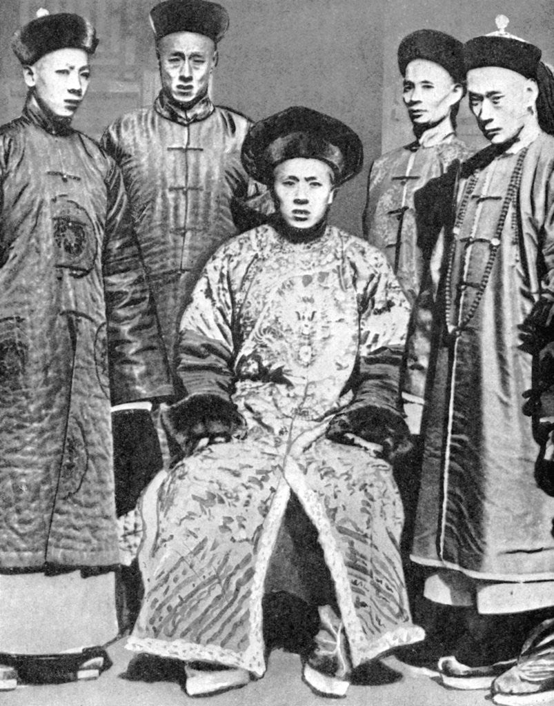 Detail of A portrait of mandarins, China by Fox Photos