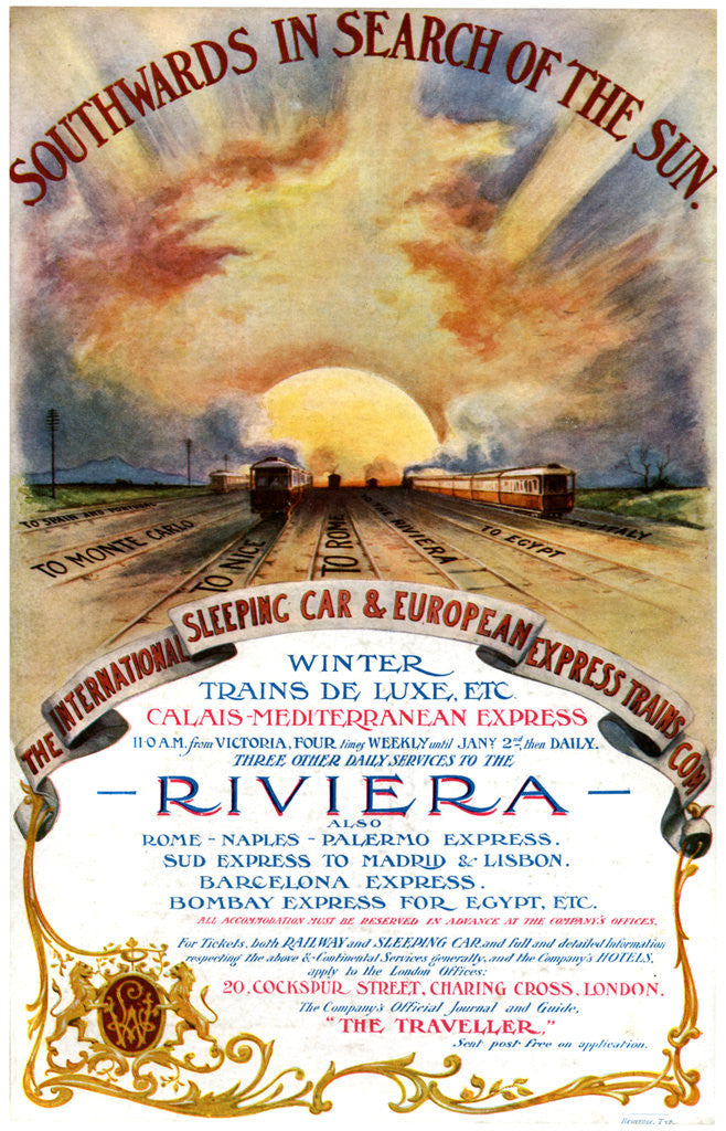 Detail of Southwards in Search of the Sun by Bemrose